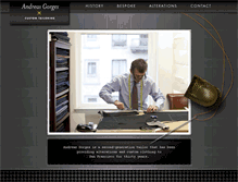 Tablet Screenshot of andreasgorgestailoring.com